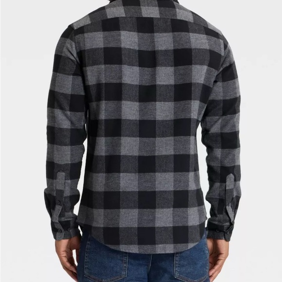 H&M Black and Gray Checkered Casual Shirt - Picture 2 of 3